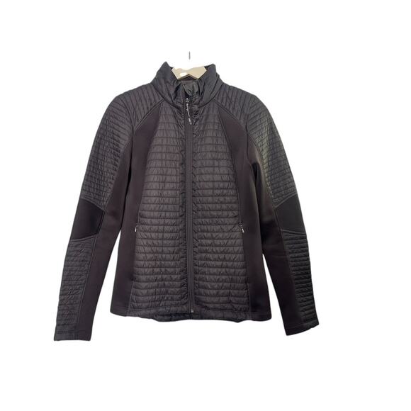 CALIA by Carrie Underwood Full Zip Puffer Hybrid Jacket Smokey Plum Sz Small - Picture 3 of 12